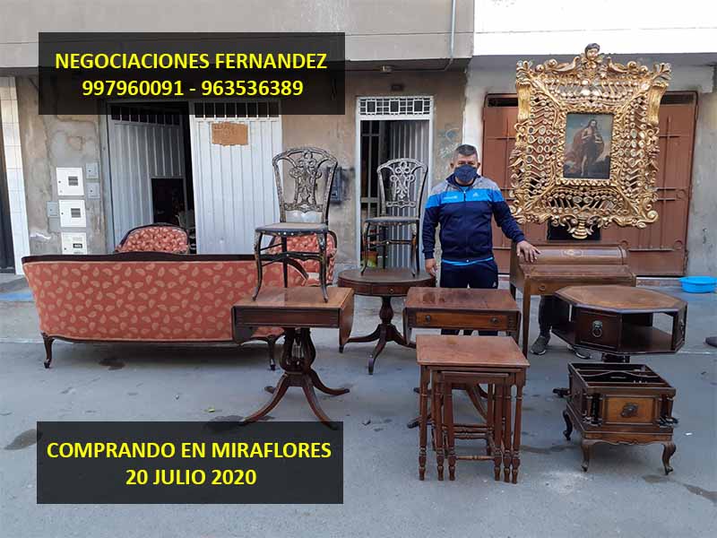 Compradores de cosas usadas en Lima, Compro muebles usados