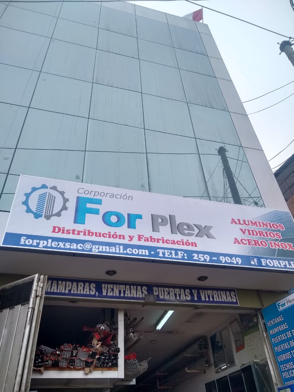 Corporación For Plex SAC - Vidrieria